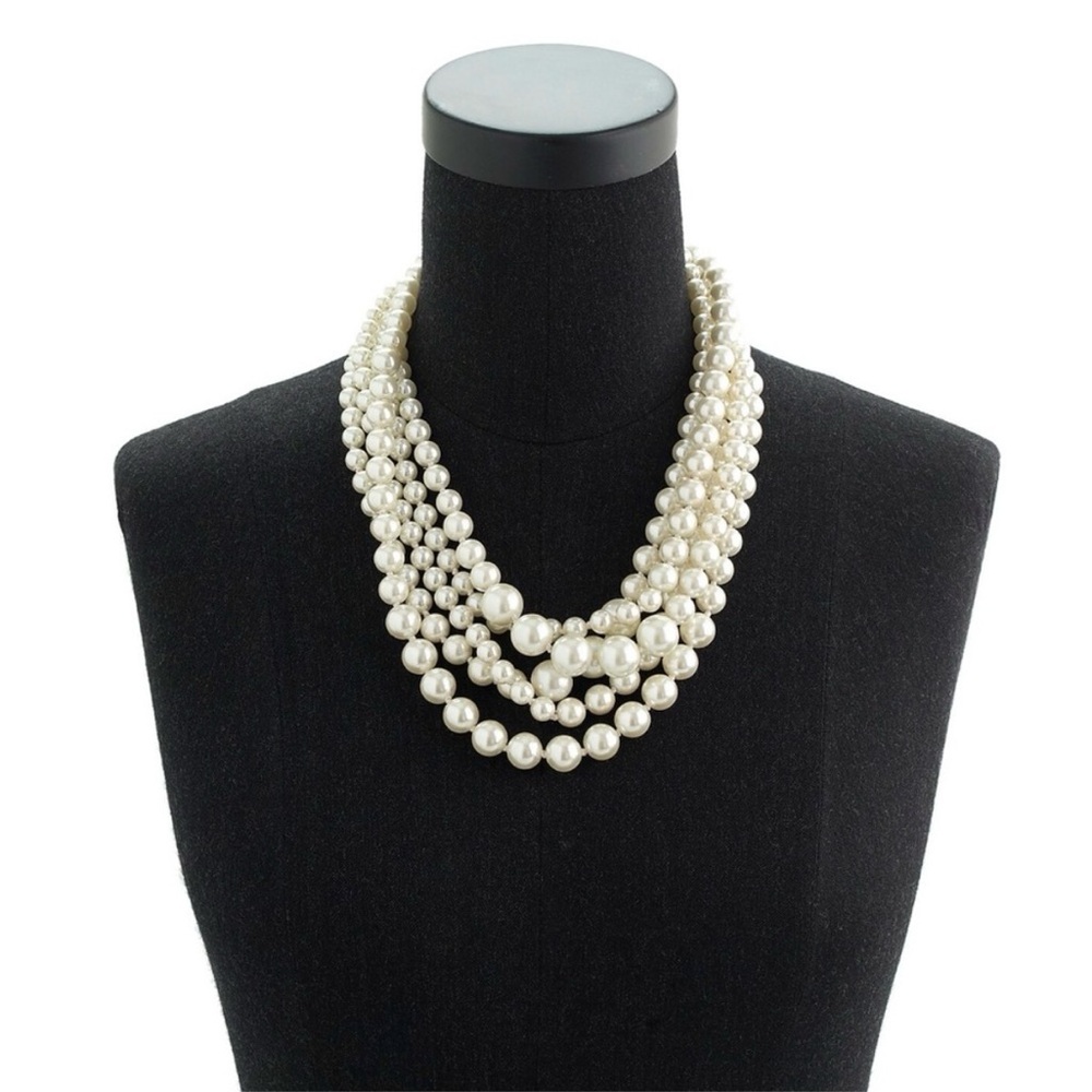 Jcrew Hammock Twisted Pearl Necklace